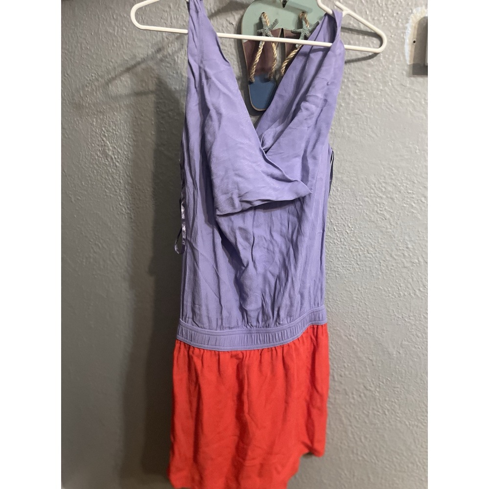 Womens Diane Von Furstenberg Dress Purple Reddish Striped Size 4